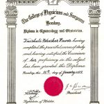 Certificate - Dr. Vaishali Chavan